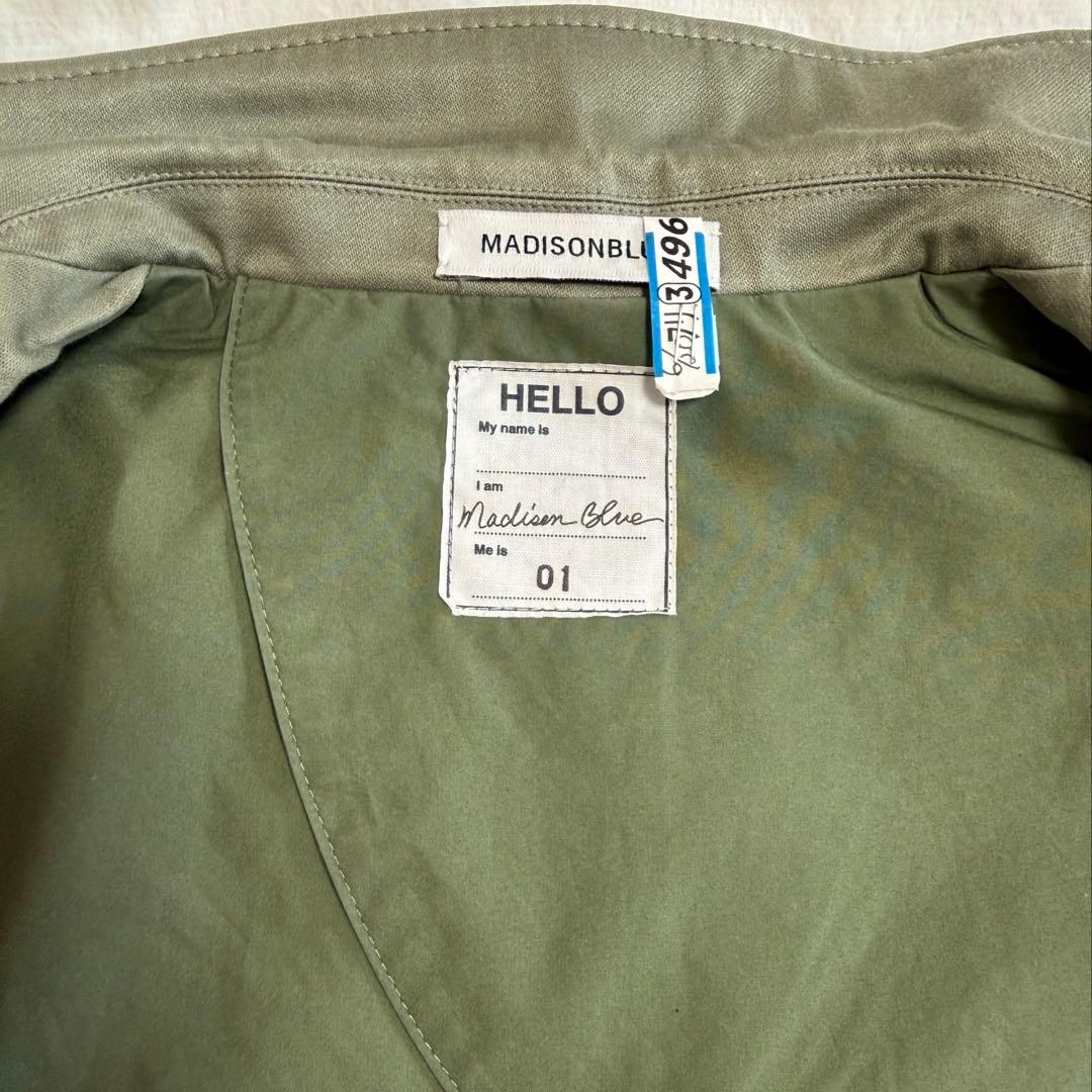 お値下　マディソンブルー　BERKLEE S3B BLAZER カーキ　01