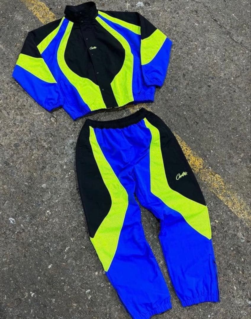 パンツ Corteiz Vertigo Shuku Pant Preza blue