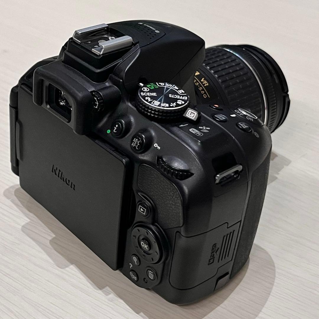 Nikon D5300 18-55VR 55-200VR ショット数3,118回