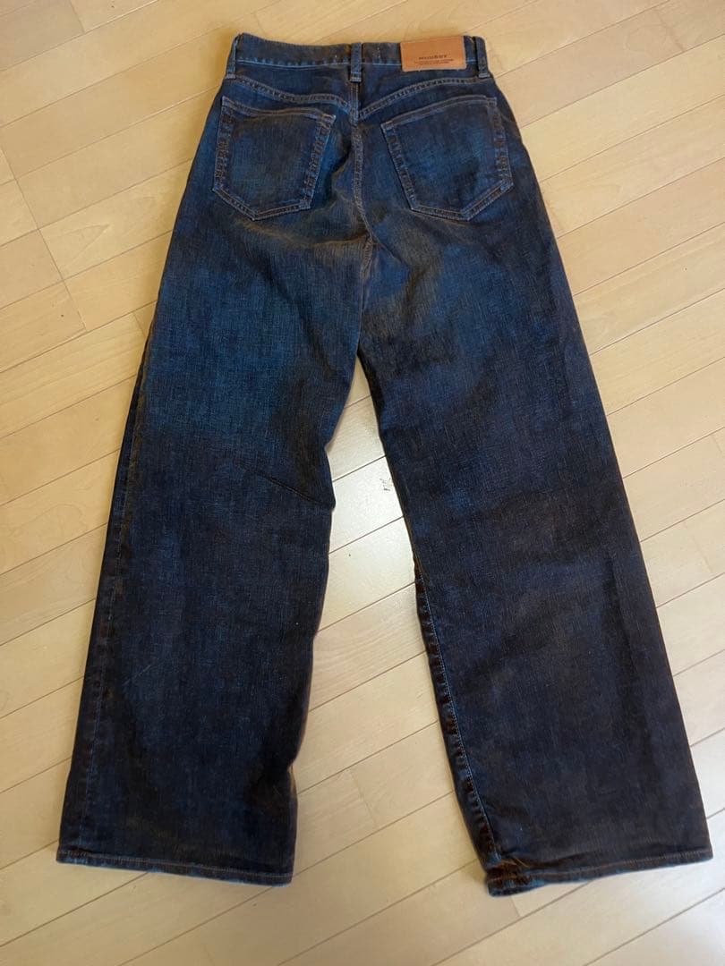 VELVET DENIM BAGGY / ベルベットデニムバギー　ブラウン