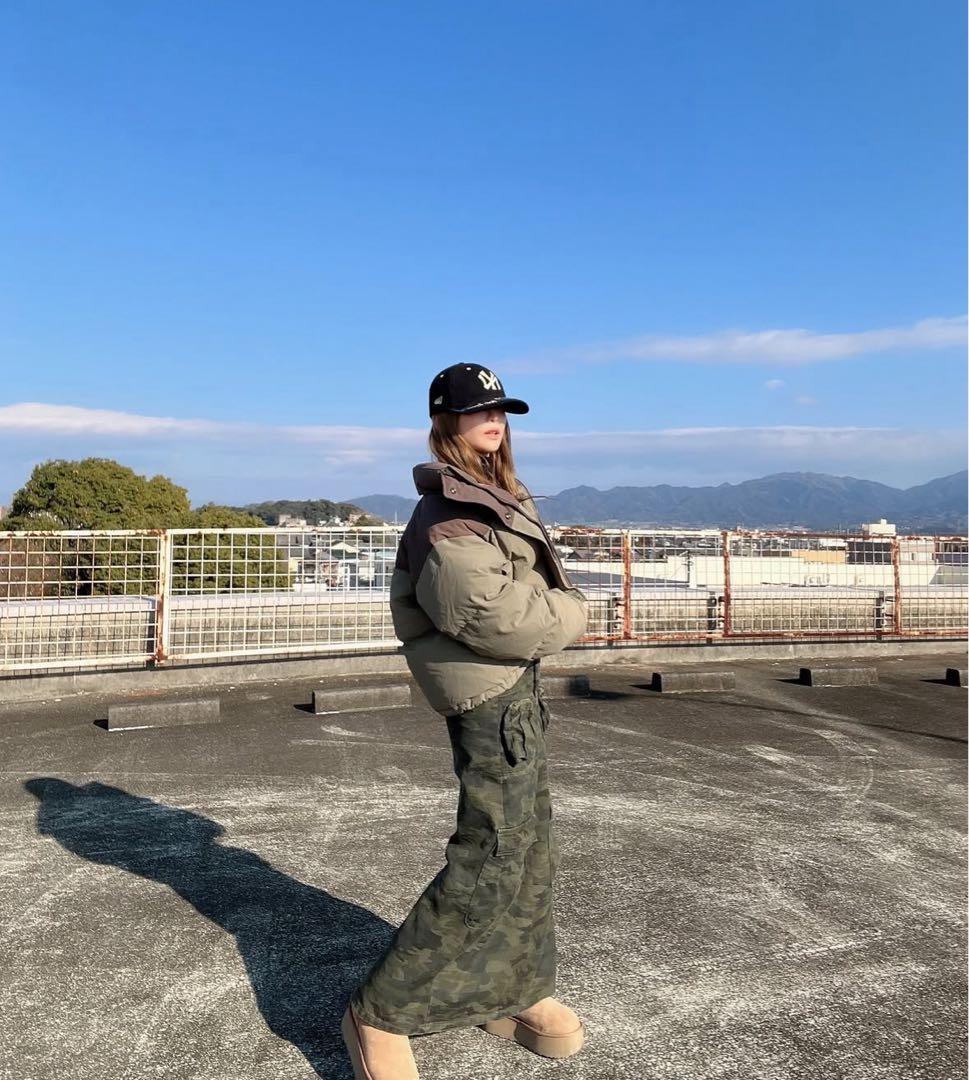 Satsuki様　EYARN 重盛さと美さん着用　ミリタリーロングスカート
