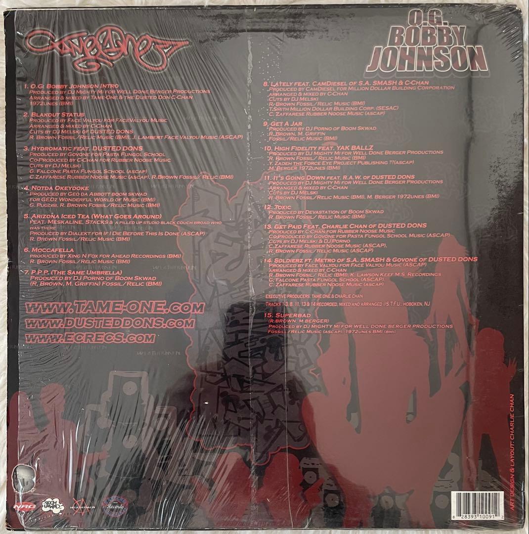 TAME ONE / OG BOBBY JOHNSON レコードアルバム2LP