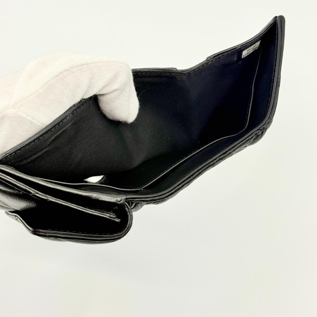 美品 CHANEL シャネル 19 ディズヌフ 三つ折り財布