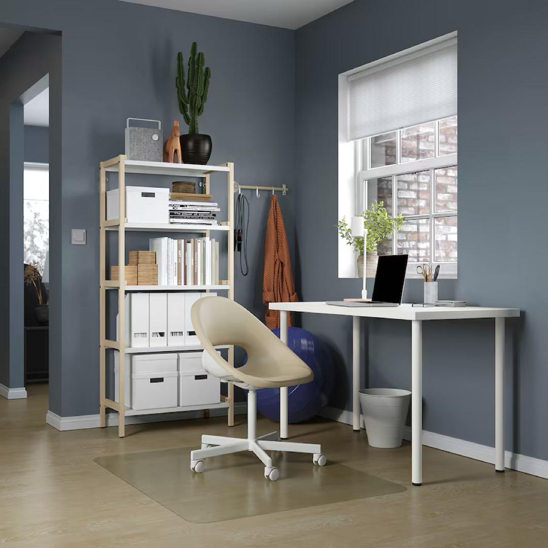 IKEA LAGKAPTEN ラグカプテン デスク, ホワイト120x60 cm