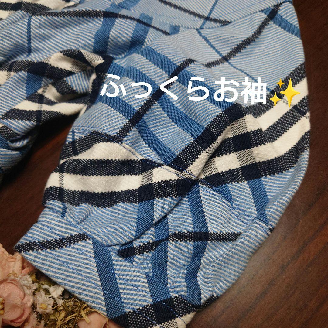 ✨BURBERRYBLUELABEL✨大きなバーバリーチェック✨ワンピース✨３６