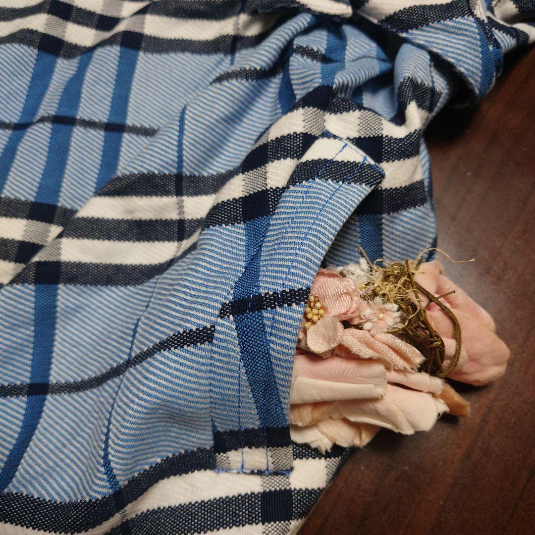 ✨BURBERRYBLUELABEL✨大きなバーバリーチェック✨ワンピース✨３６