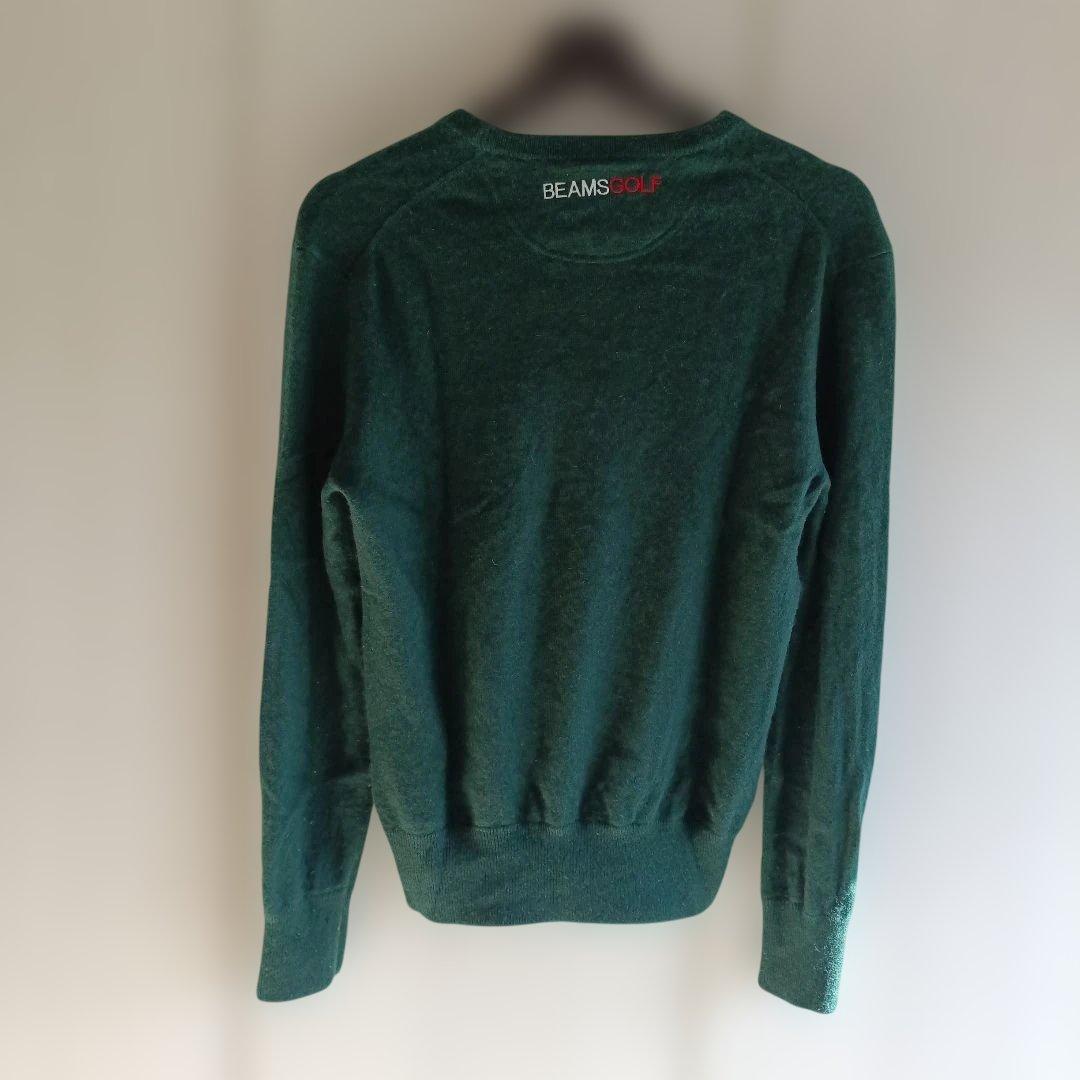 BEAMS GOLF カシミアシンプルニット Mサイズ