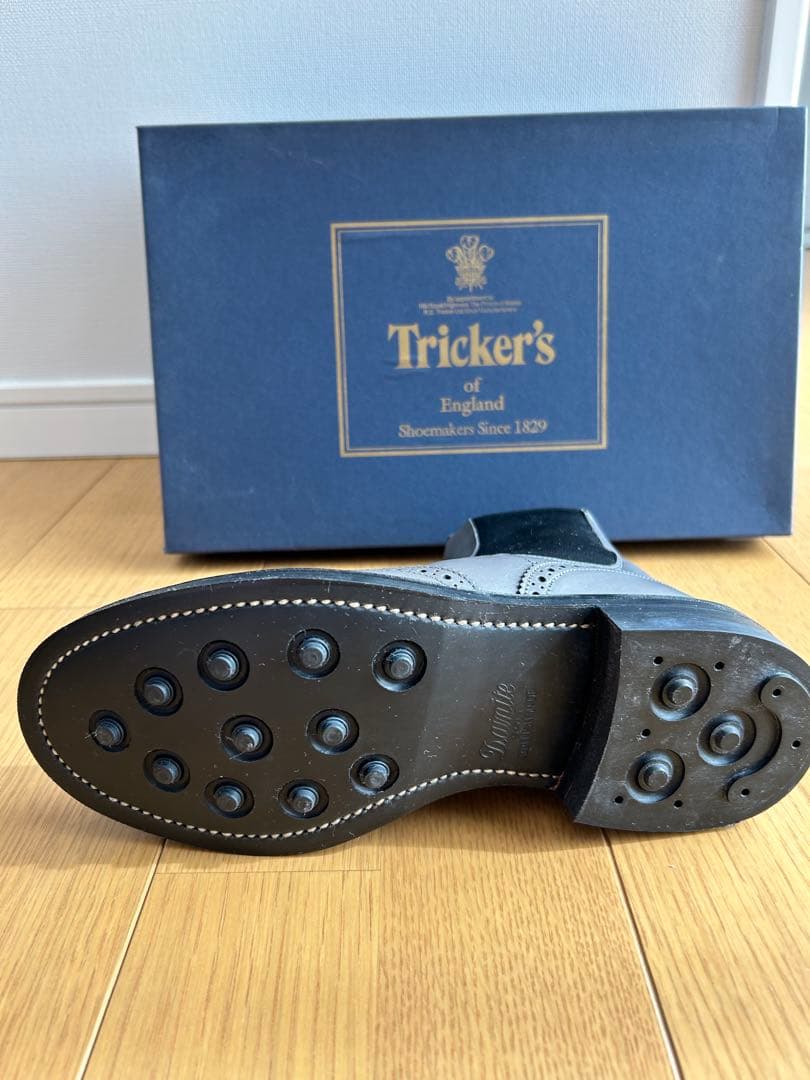 Tricker's サイドゴアブーツ グレー 新品