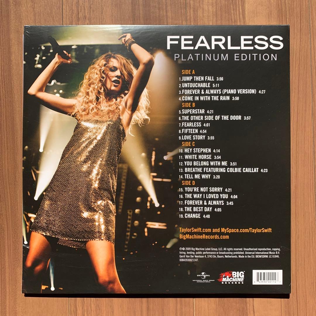 Taylor Swift テイラー・スウィフト Fearless EU盤レコード