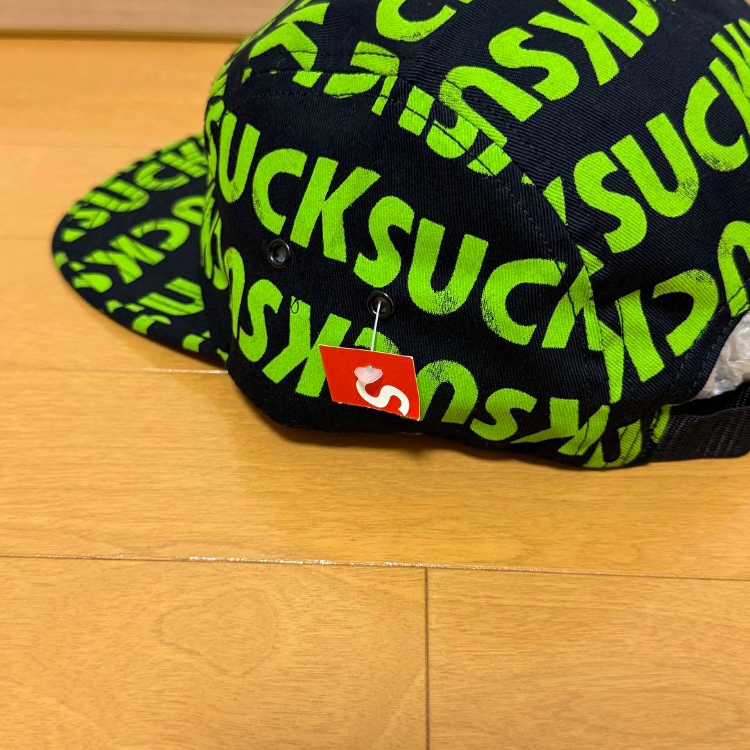 未使用 Supreme Suck Camp Cap ブラック 16aw タグ付き