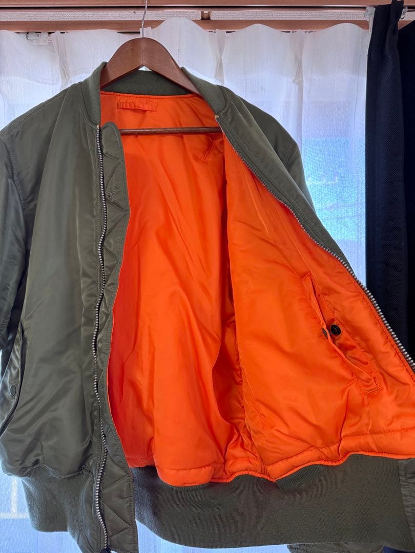 【極美品】ALPHA INDUSTRIES MA-1 フライトジャケット L