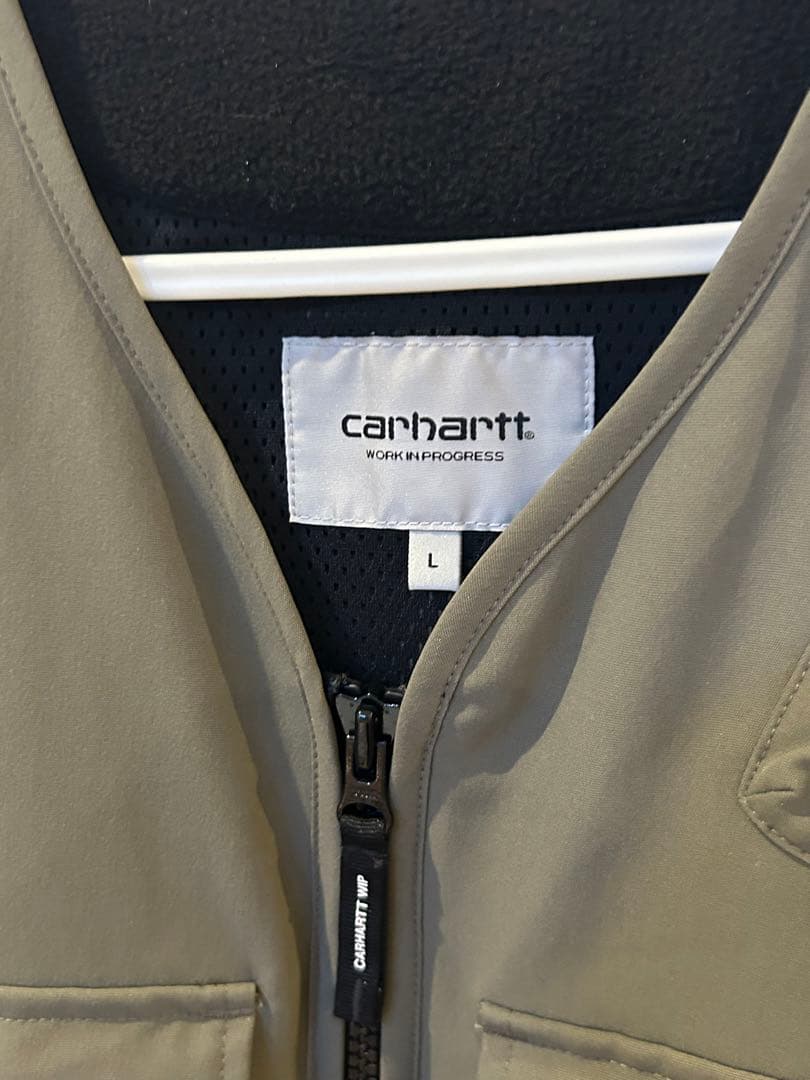 Carhartt WORK IN PROGRESS ベスト L オリーブ