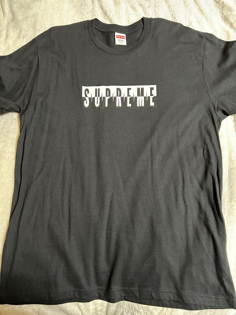 トップス Supreme Split Tee Black L