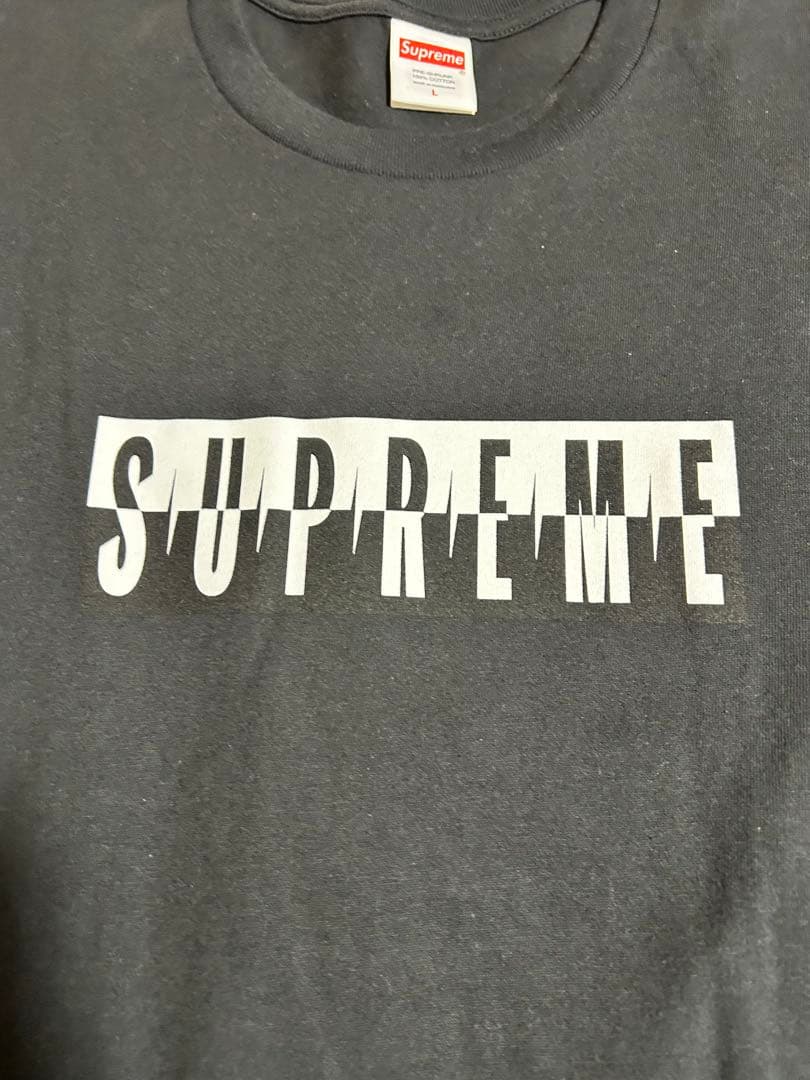 トップス Supreme Split Tee Black L