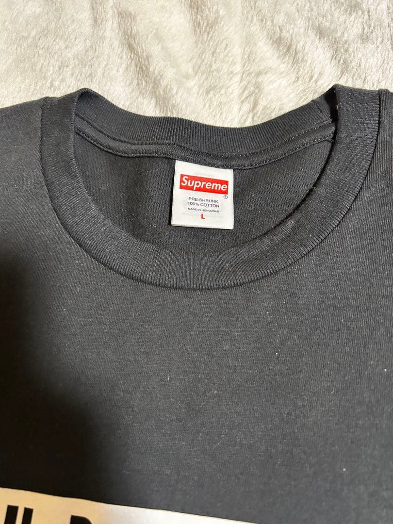 トップス Supreme Split Tee Black L