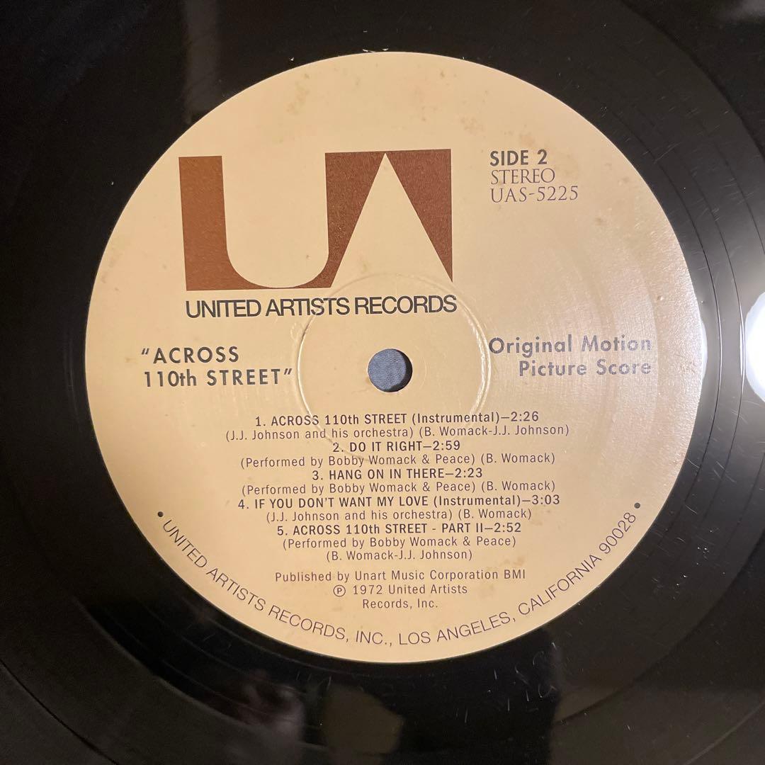 【US】Across 110th Street レコード