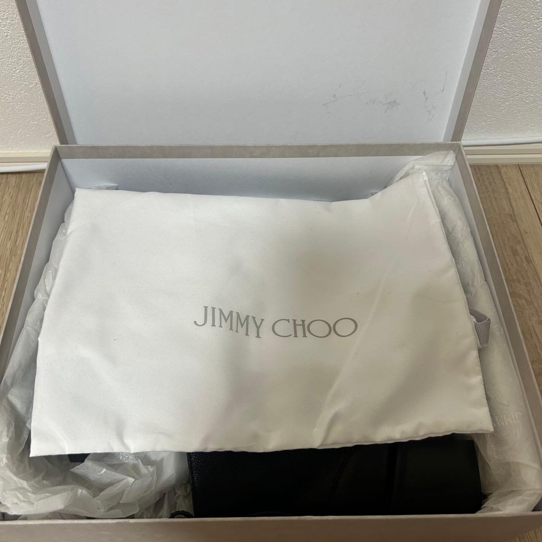 JIMMY CHOO ジミーチュウ ショートブーツパール付き