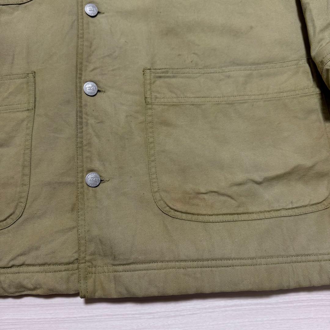 99年製 patagonia nuevorange ヌエボレンジ　襟レザー90s