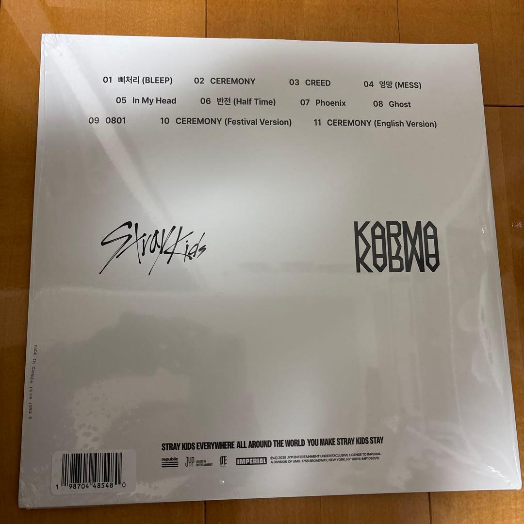 Stray Kids vinyl KARMA 新品未開封