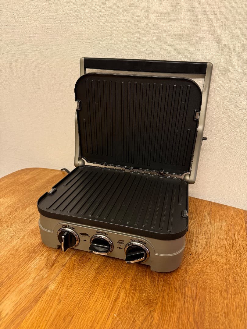 レシピBook付き！！クイジナート　マルチプレートGR−4NJ