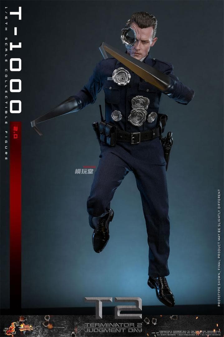 ホットトイズ 1/6 ターミネーター 2 T-1000 2.0版 MMS774