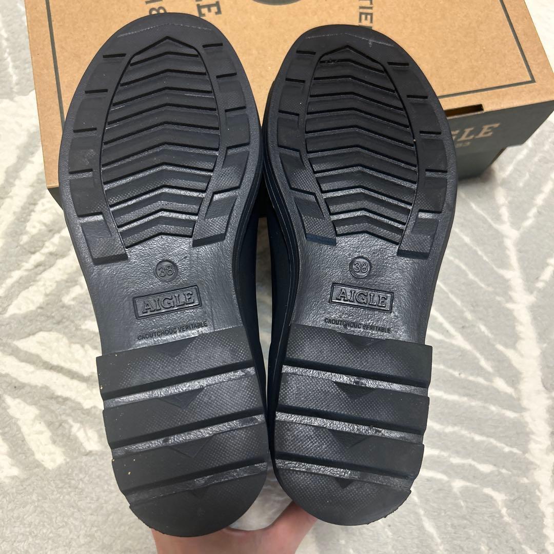 AIGLE /エーグル　CARVILLE カーヴィル レインブーツ ブラック38