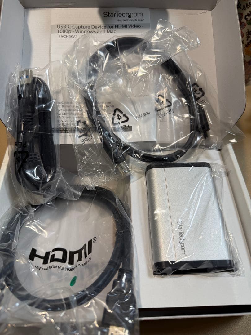 StarTech.com USB-C HDMIキャプチャボード UVCHDCAP