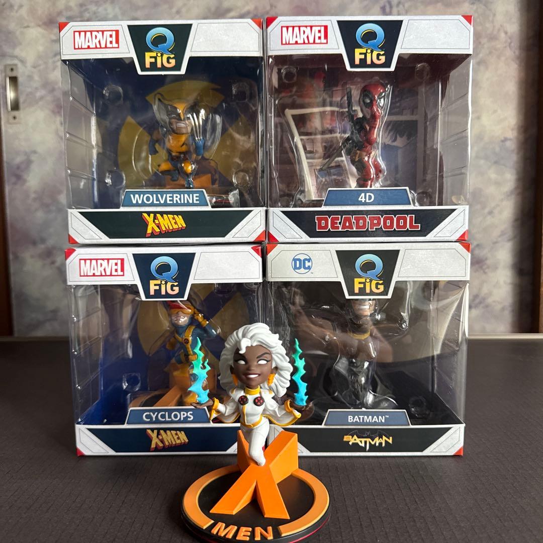 X−MEN バットマン デットプールQ-Fig フィギュア　5体セット
