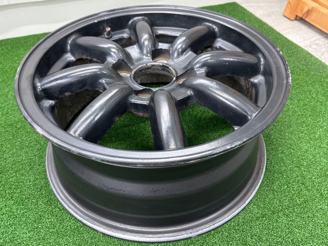 エンケイワタナベ風エイトスポーク当時物 14×6J +38 4H-100本