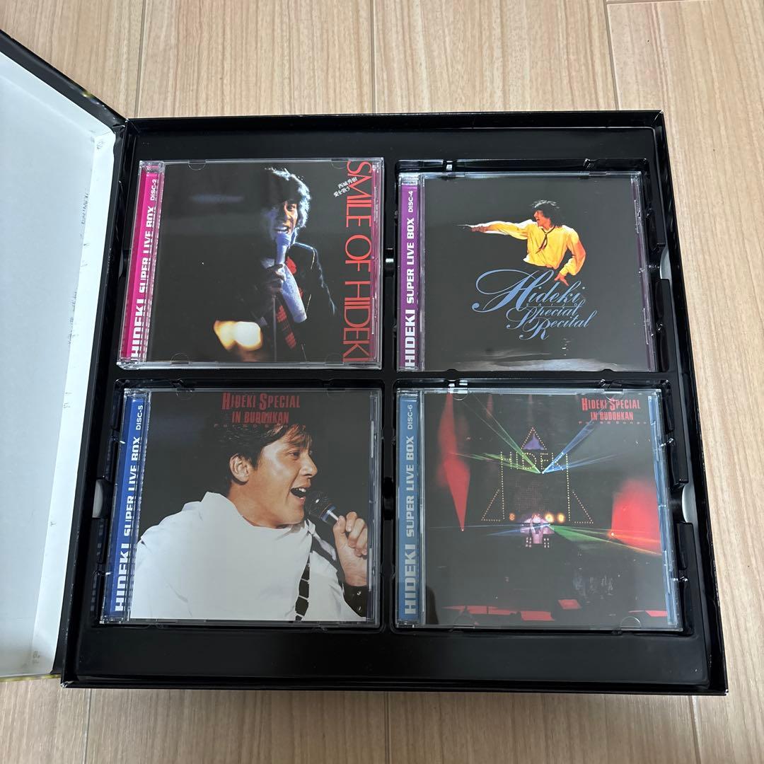 西城秀樹　スーパーライブボックス　CD