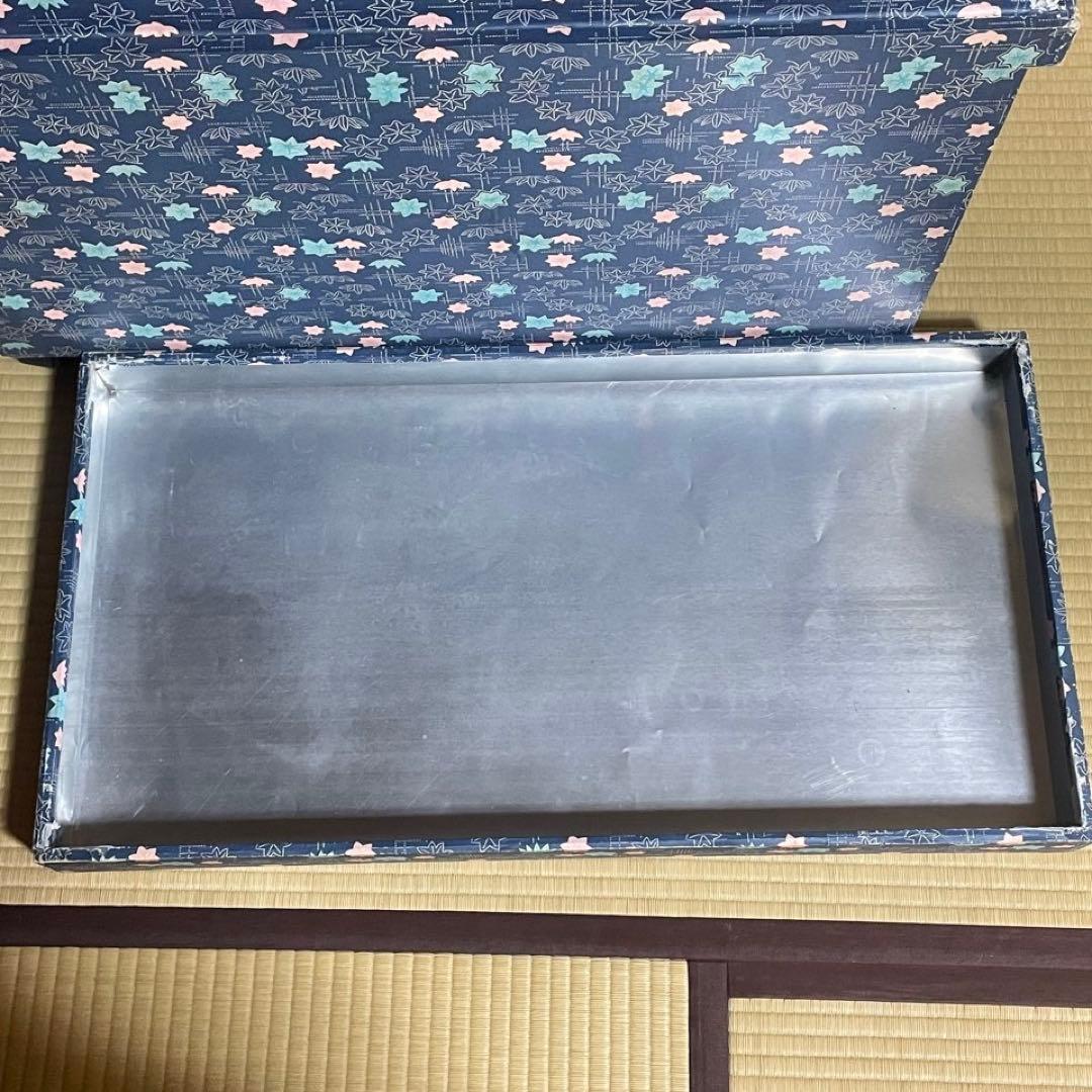★ 茶箱1　大　和紙張り　昭和レトロ　キャスター付き　押入れ収納