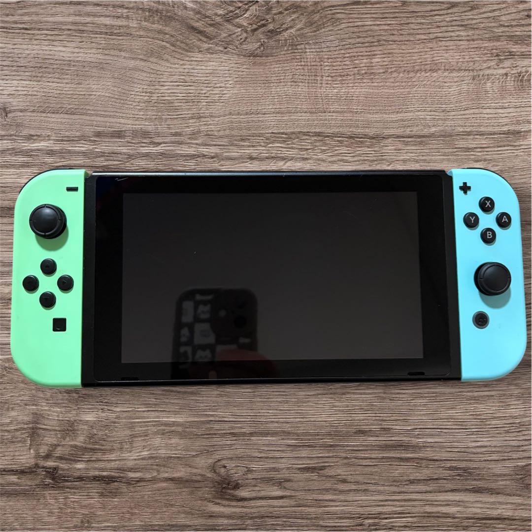 Nintendo Switch あつ森デザイン　強化バッテリー　SDカード付き
