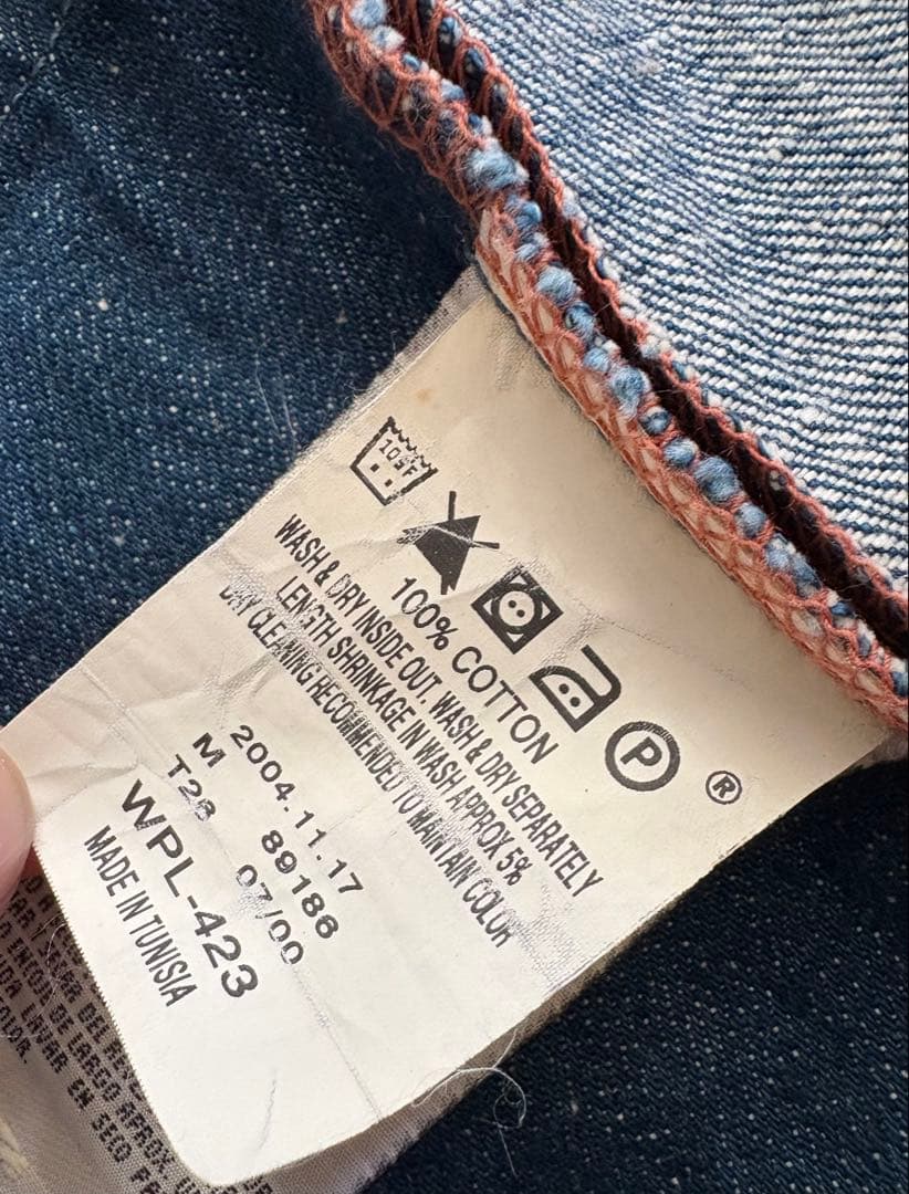 【濃紺美品】Levi’s RED リーバイスレッド 1st COAT デニム M