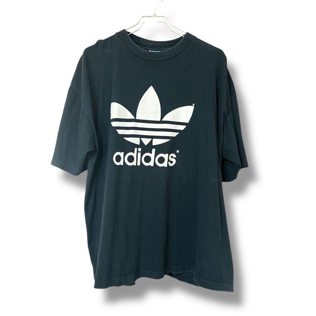 常田大希着用 90s USA製 old adidas 両面 Tシャツ ブラック