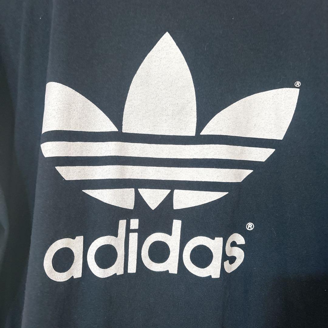 常田大希着用 90s USA製 old adidas 両面 Tシャツ ブラック