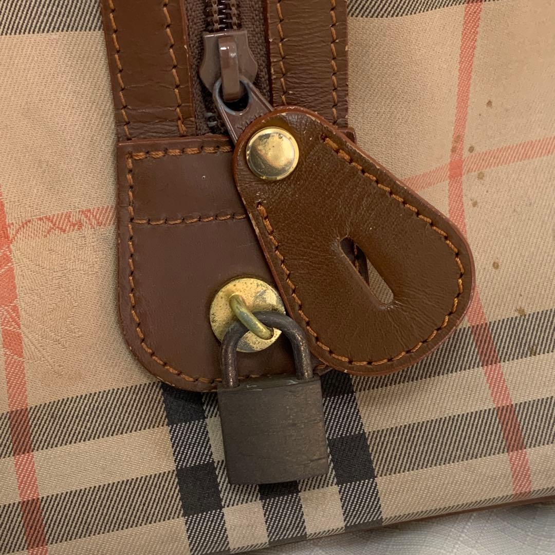 BURBERRY バーバリー　ボストンバッグ ノバチェック柄