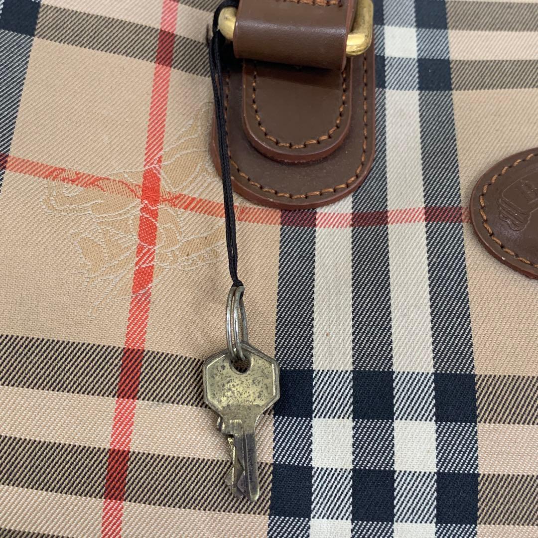 BURBERRY バーバリー　ボストンバッグ ノバチェック柄