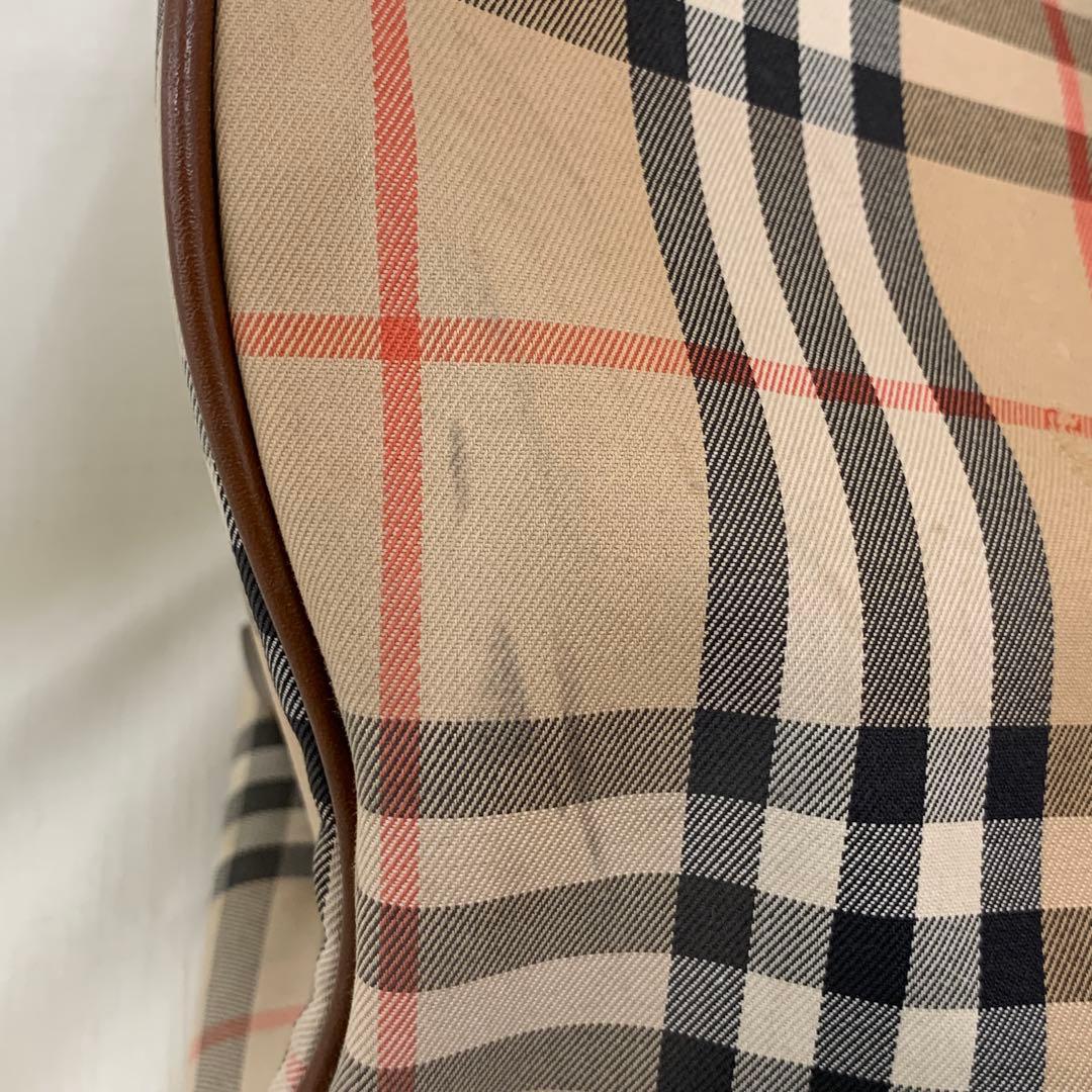 BURBERRY バーバリー　ボストンバッグ ノバチェック柄