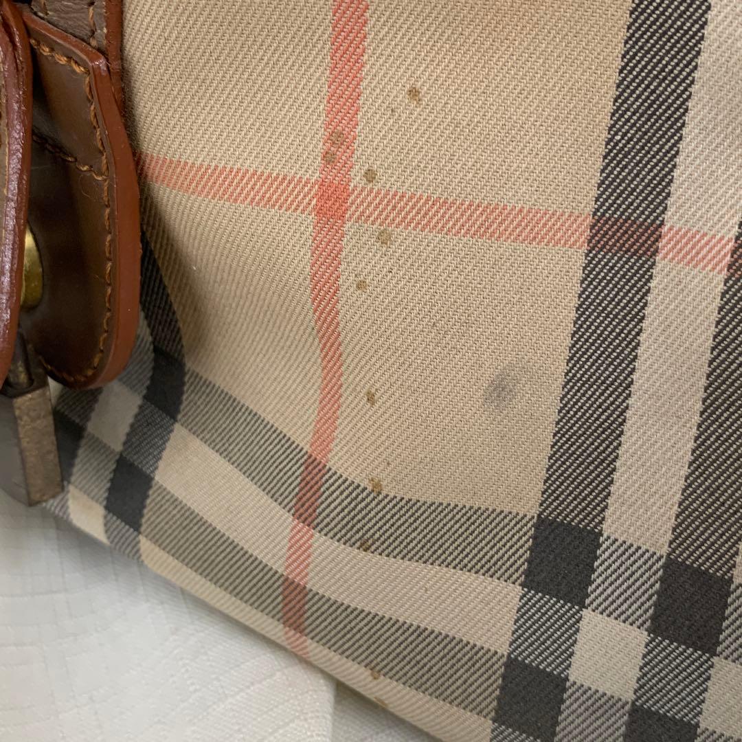 BURBERRY バーバリー　ボストンバッグ ノバチェック柄