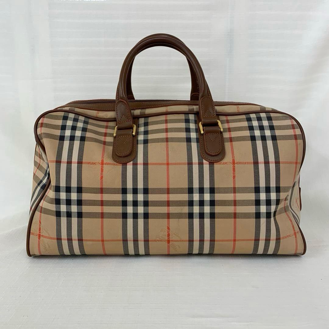 BURBERRY バーバリー　ボストンバッグ ノバチェック柄