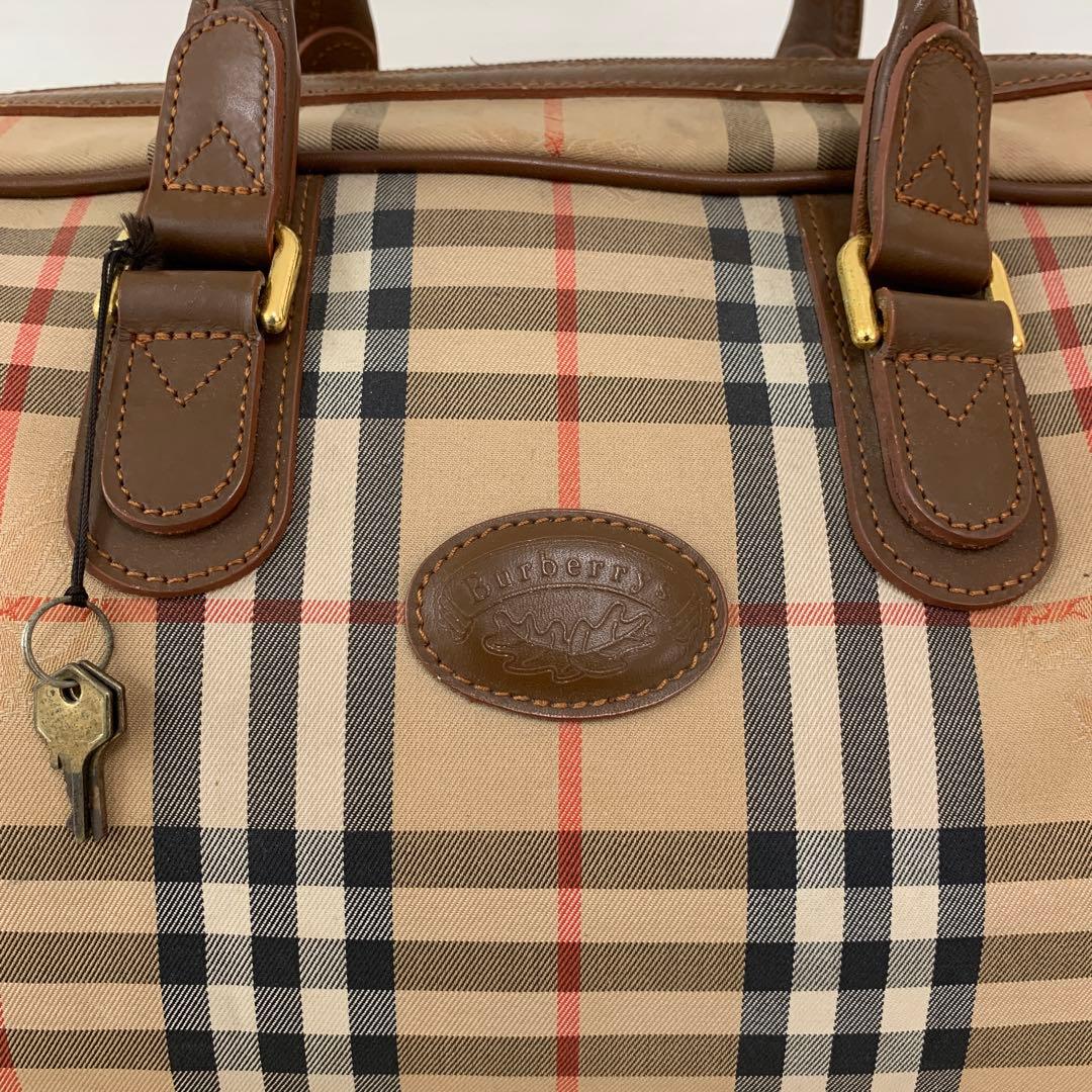 BURBERRY バーバリー　ボストンバッグ ノバチェック柄