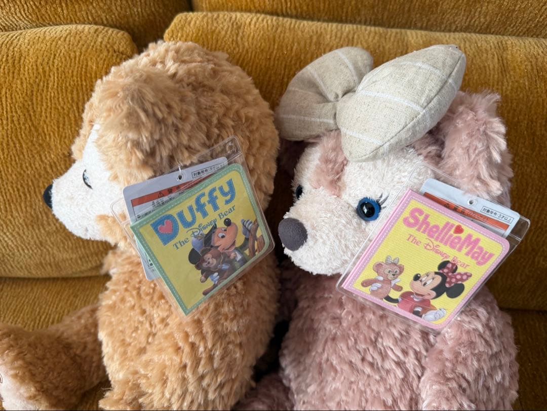 ダッフィーとシェリーメイ ぬいぐるみ S