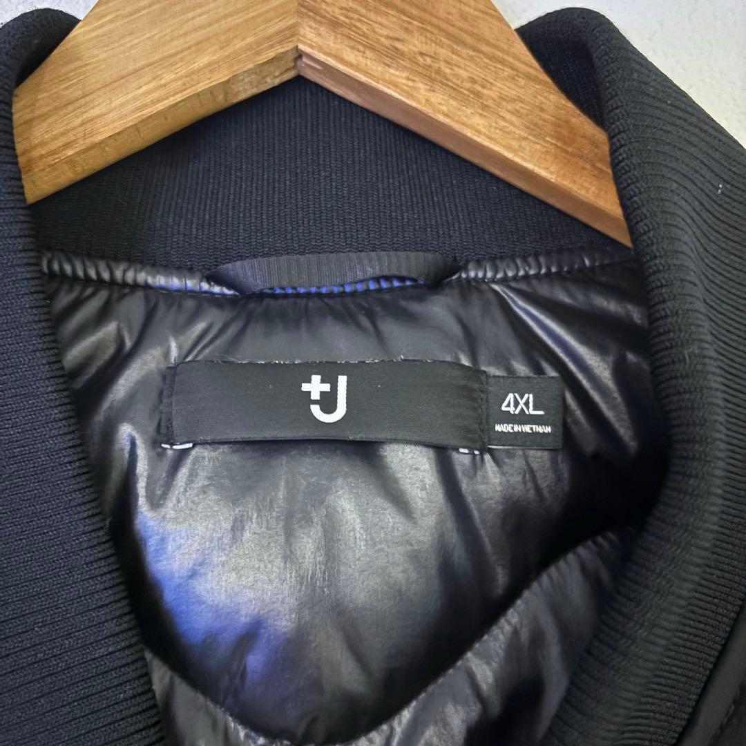 【希少4XL】ユニクロ +J ハイブリッドダウンオーバーサイズMA-1 ブルゾン