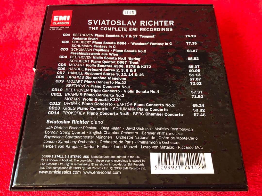 クラシック RICHTER THE COMPLETE EMI RECORDINGS