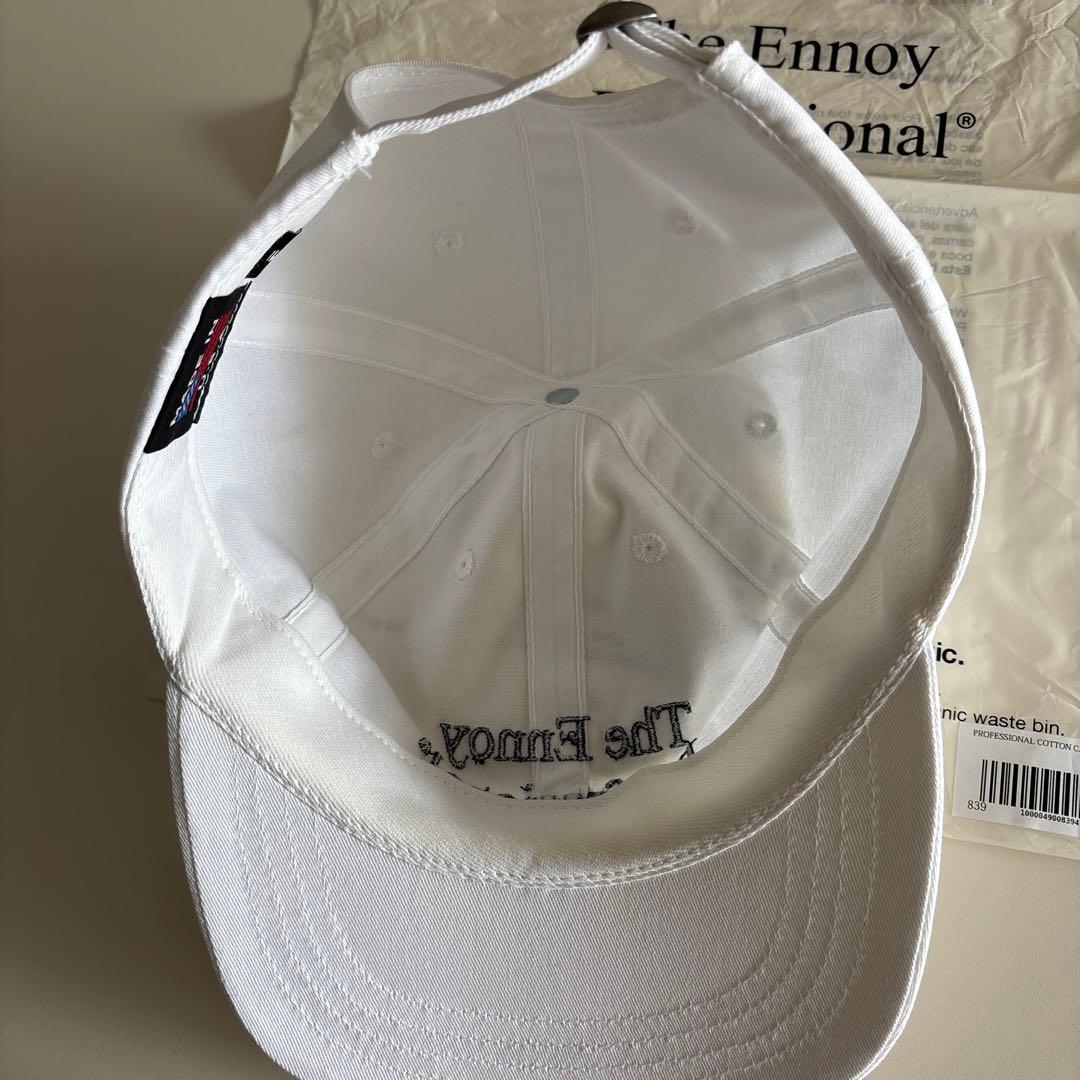 帽子 25SS ENNOY PROFESSIONAL COTTON CAP WHITE