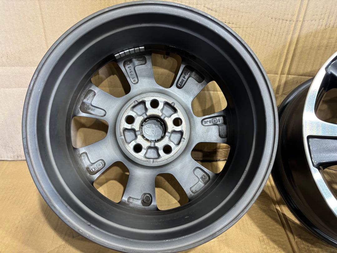 2-送料込み！80VOXY 煌 純正16インチホイールアルミ。 2本セット美品