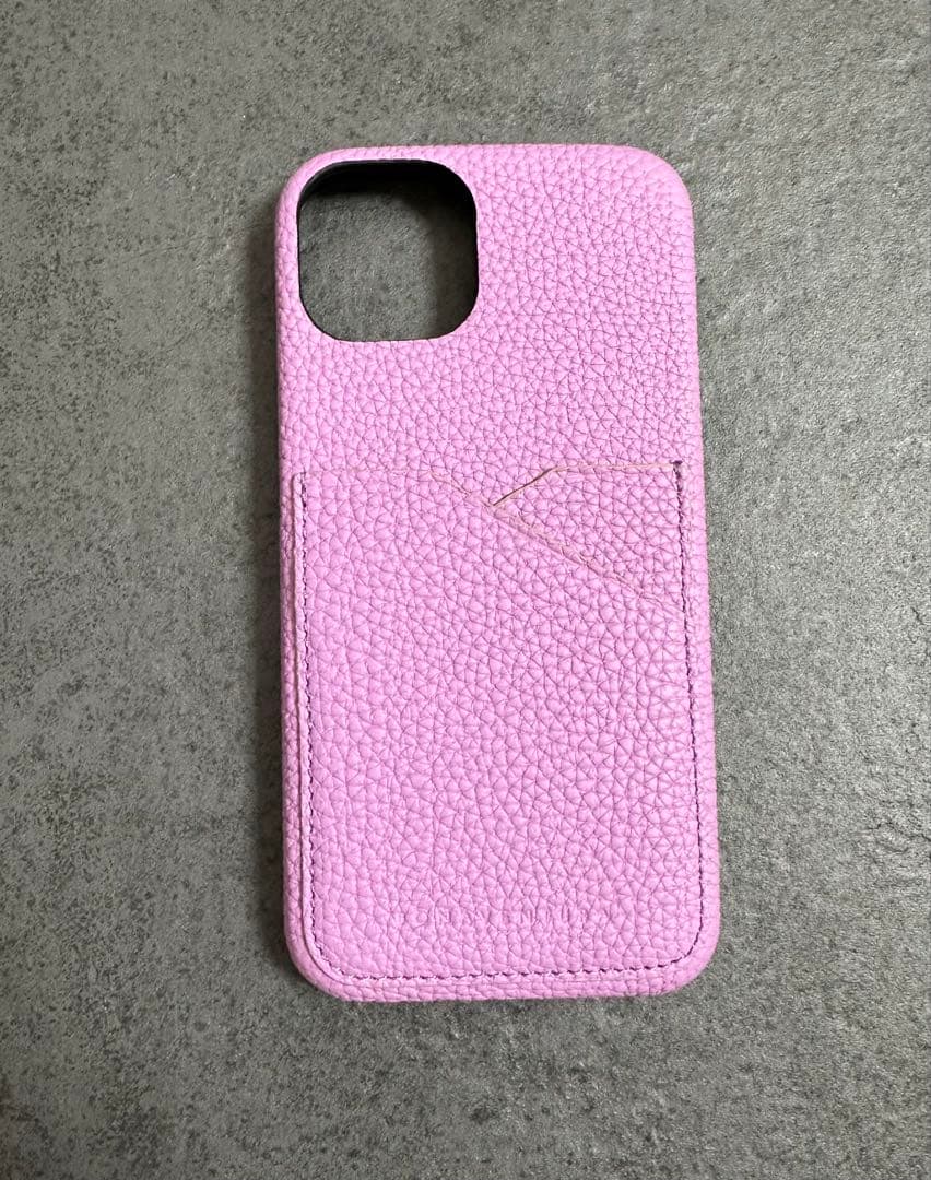 【新品　未使用品】ボナベンチュラ iPhone14 ケース パールパープル