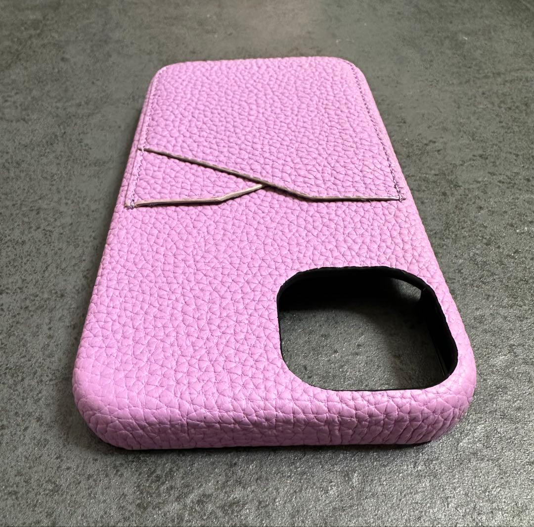 【新品　未使用品】ボナベンチュラ iPhone14 ケース パールパープル