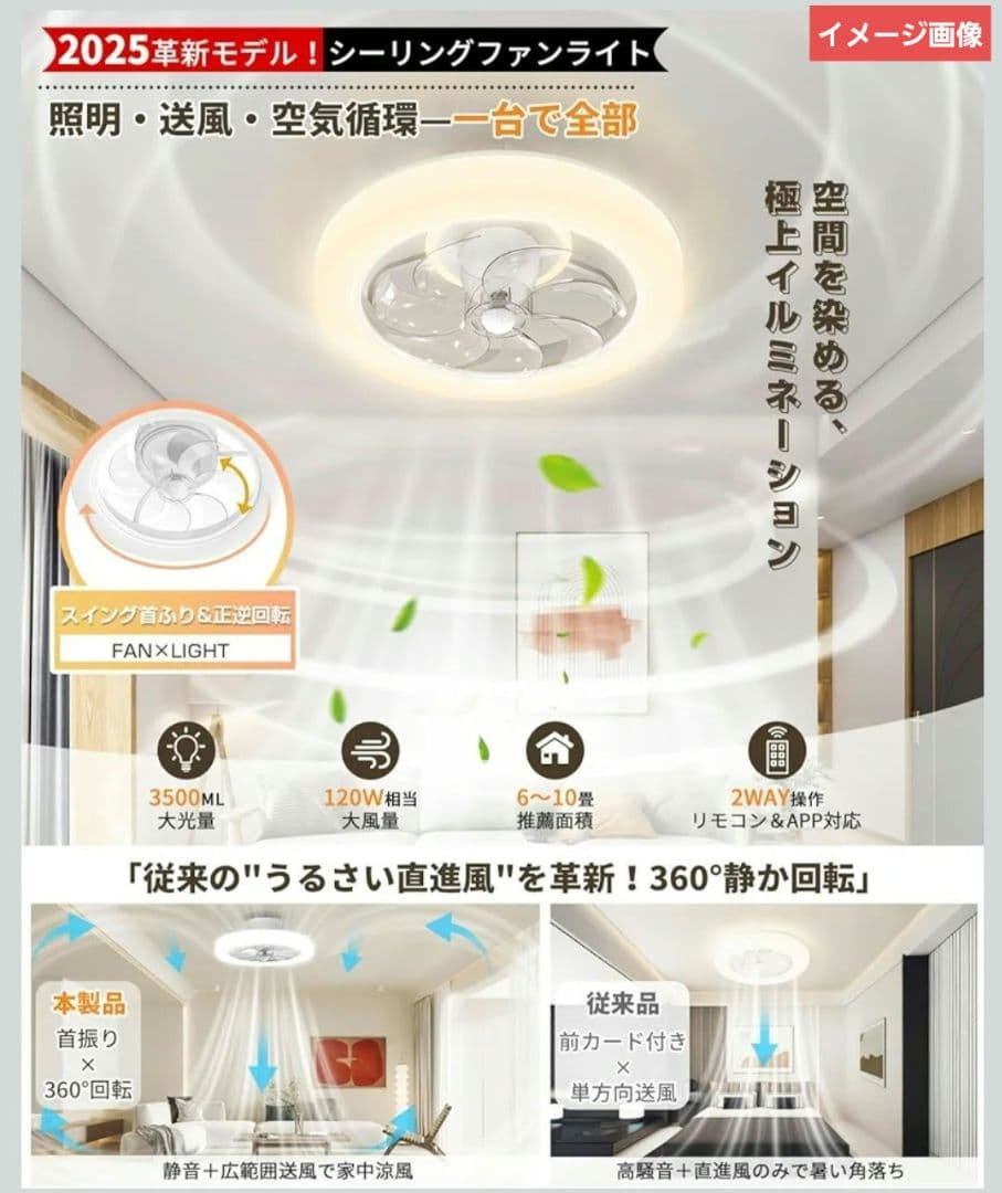 シーリングファンライト