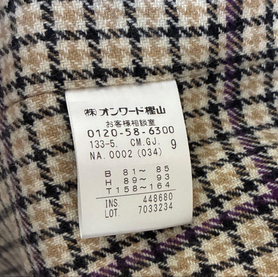 J Press Ladies ステンカラーコート スプリングコート　キャメル9